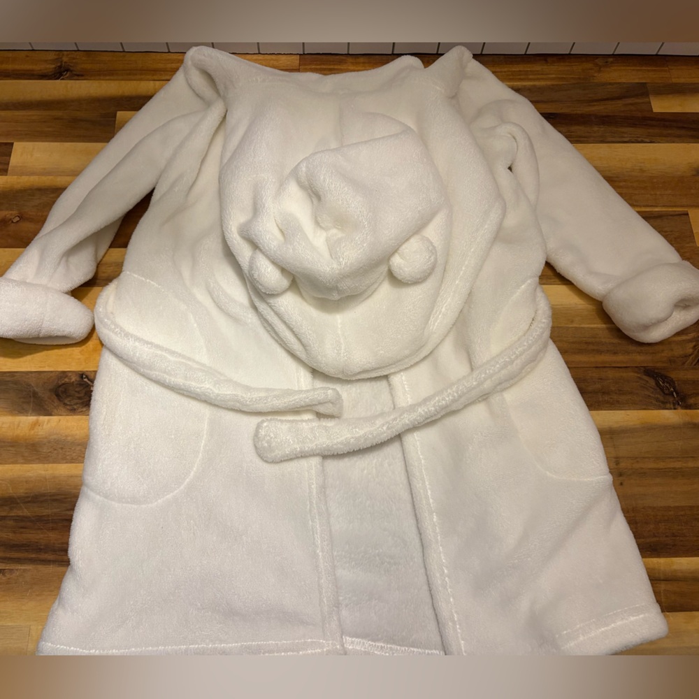 BabyGap White Fleece Robe